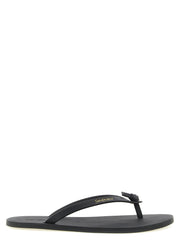 Saint Laurent Black Calfskin Slides - EU36/US6