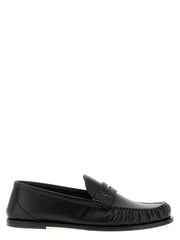 Saint Laurent Black Calfskin Slip-On Loafers - EU 40 | US 7