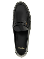 Saint Laurent Black Calfskin Slip-On Loafers - EU 40 | US 7