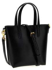Saint Laurent Black Calfskin Tote Bag