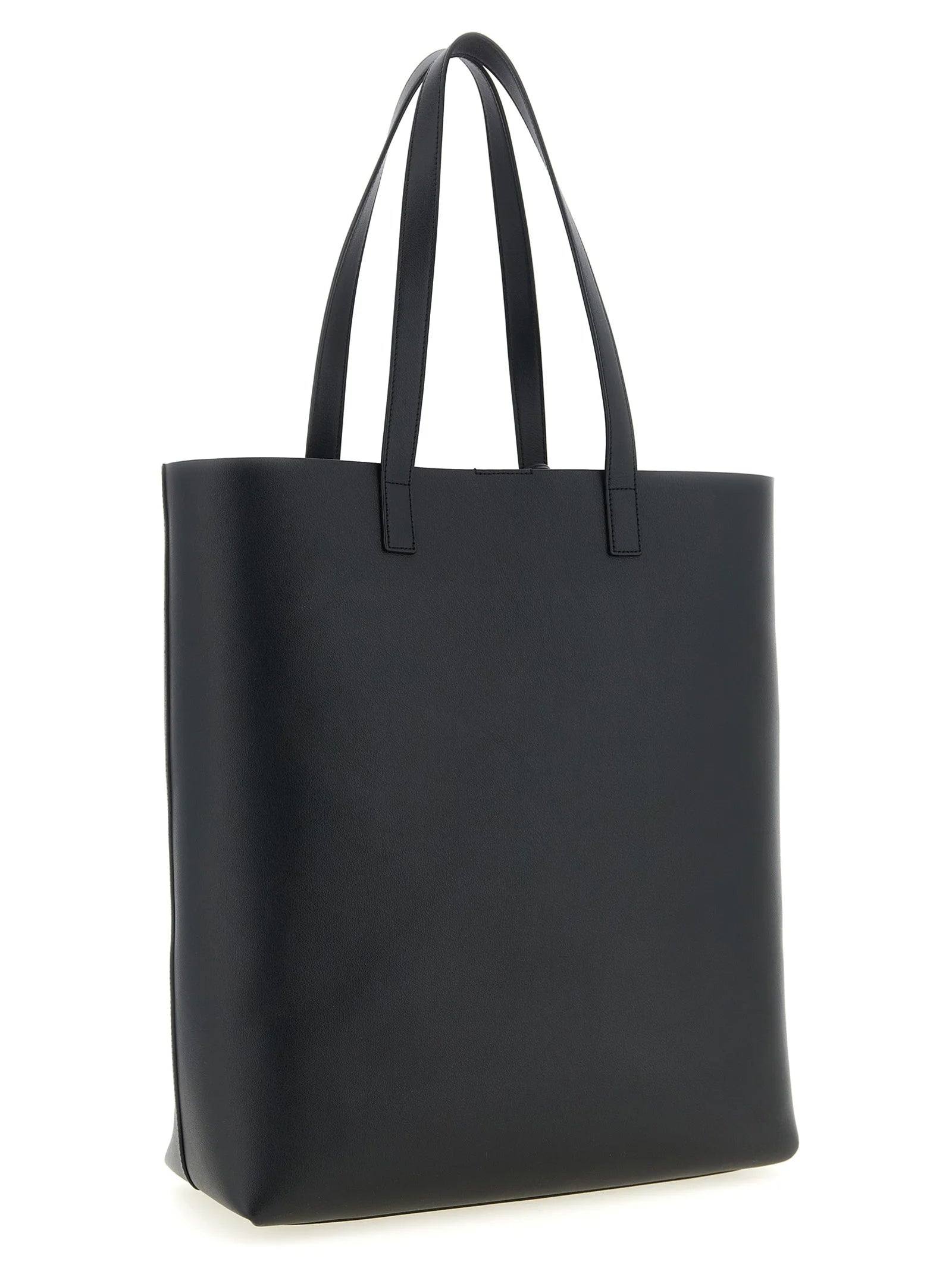 Saint Laurent fekete borjúbőr szatyortáska