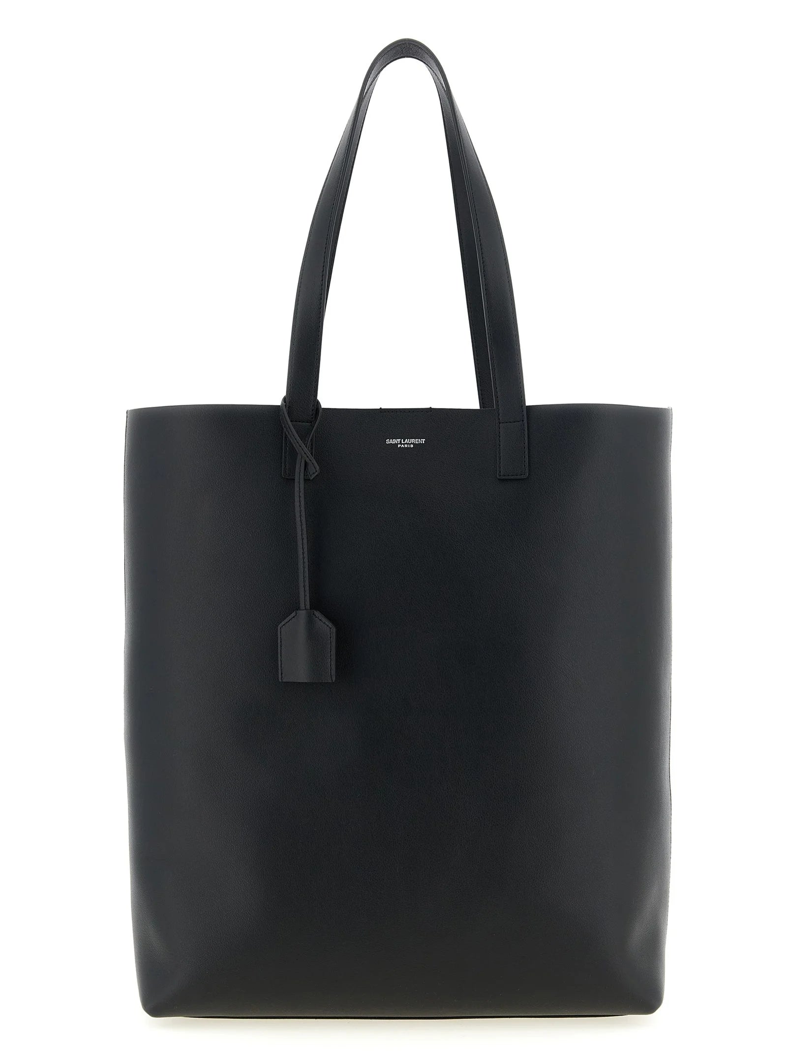 Saint Laurent fekete borjúbőr szatyortáska