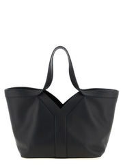 Saint Laurent Black Calfskin Tote Bag
