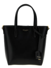 Saint Laurent Black Calfskin Tote Bag