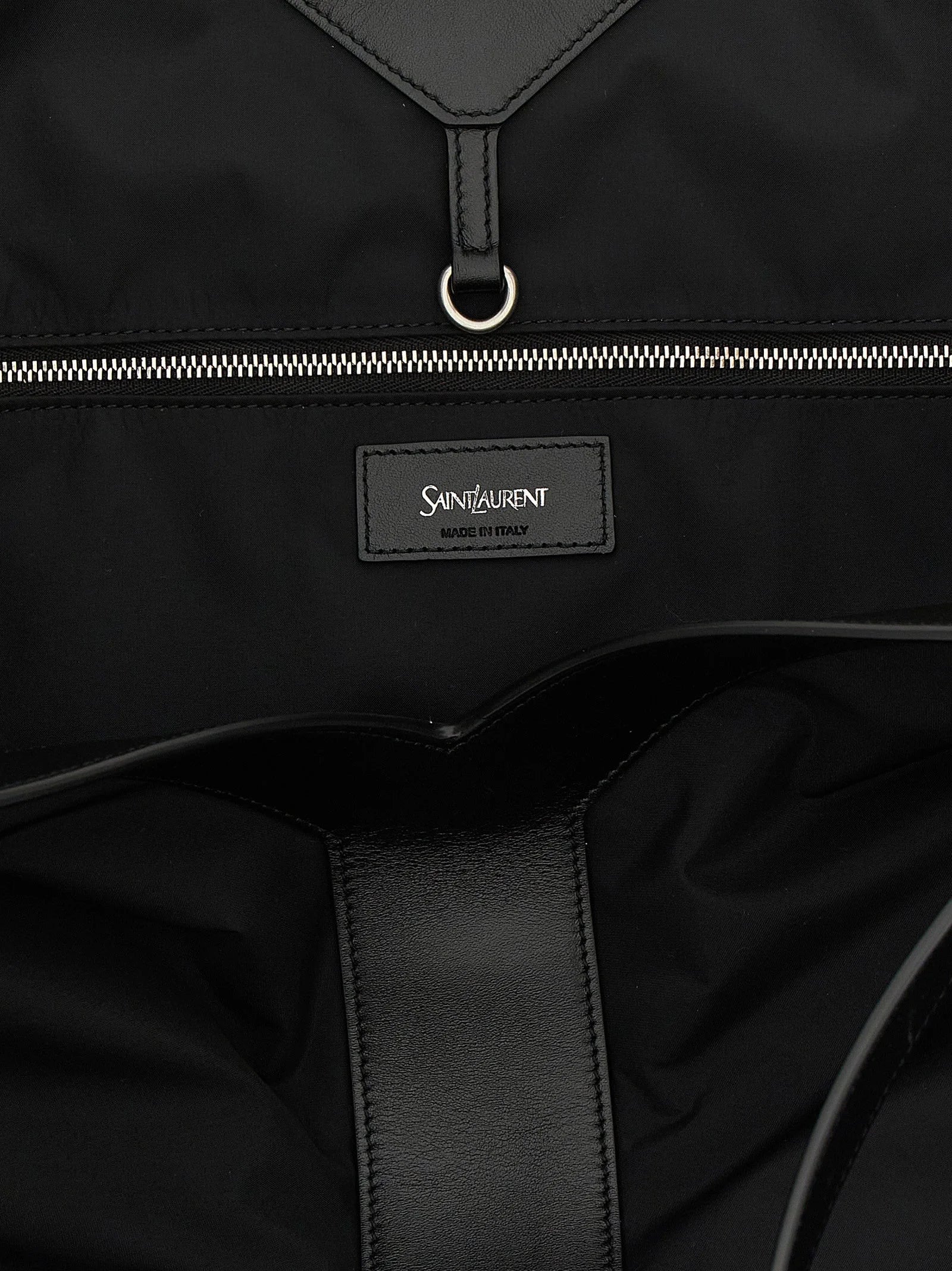 Saint Laurent Black Calfskin Tote Bag