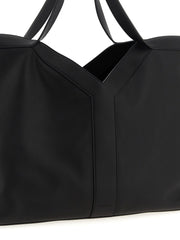 Saint Laurent Black Calfskin Tote Bag