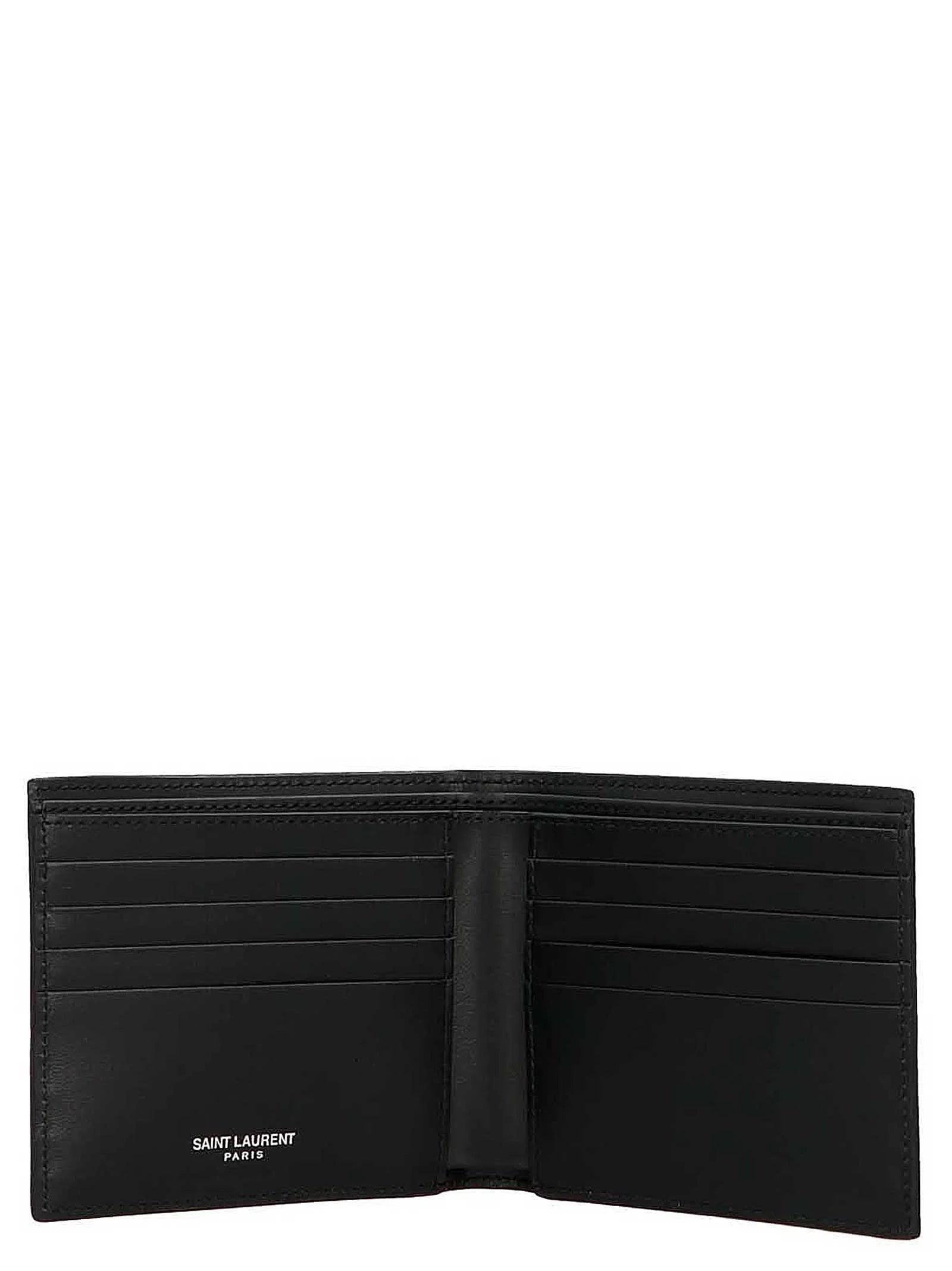 Saint Laurent Black Calfskin Wallet