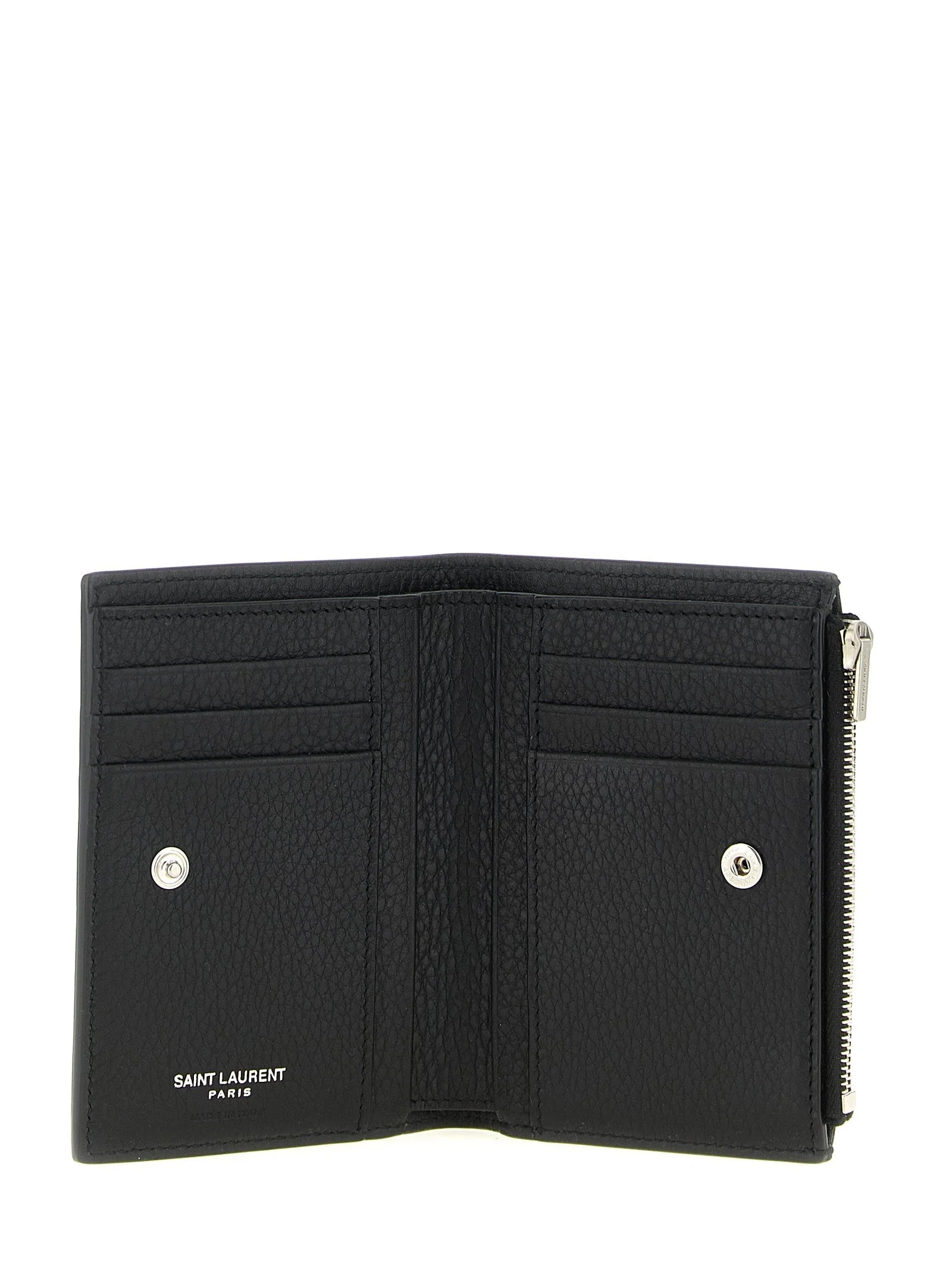 Saint Laurent Black Calfskin Wallet