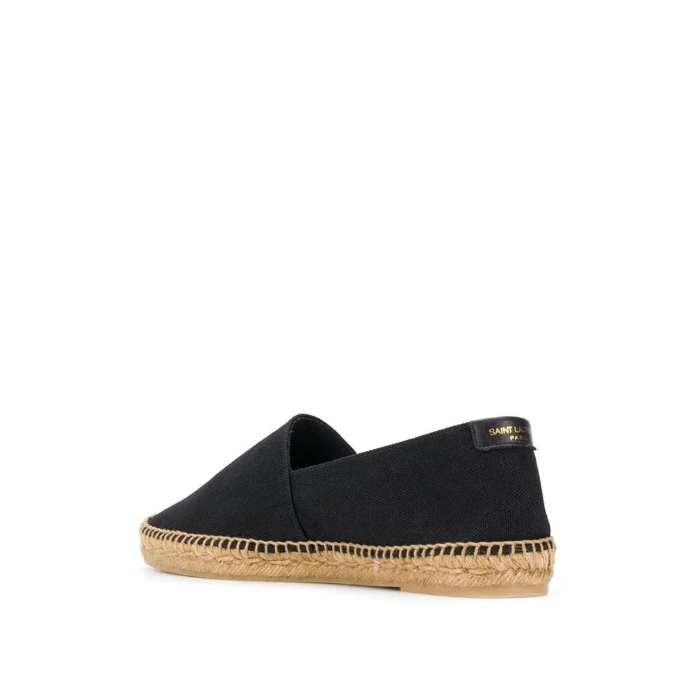 Saint Laurent Black Canvas Espadrilles - EU41/US8