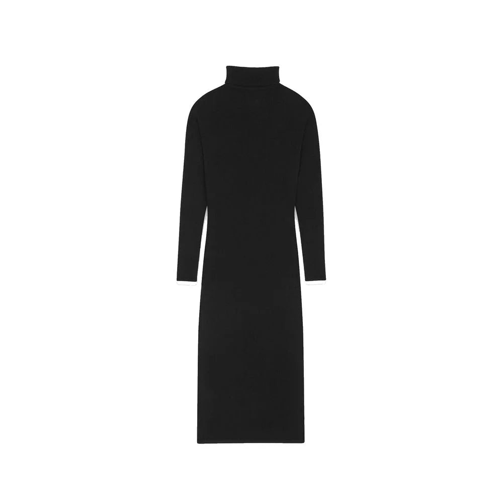 Saint Laurent Black Cashmere Casual Dress - XL