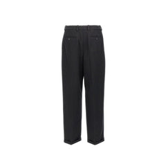 Saint Laurent Black Cashmere Casual Pants - IT52 | XL
