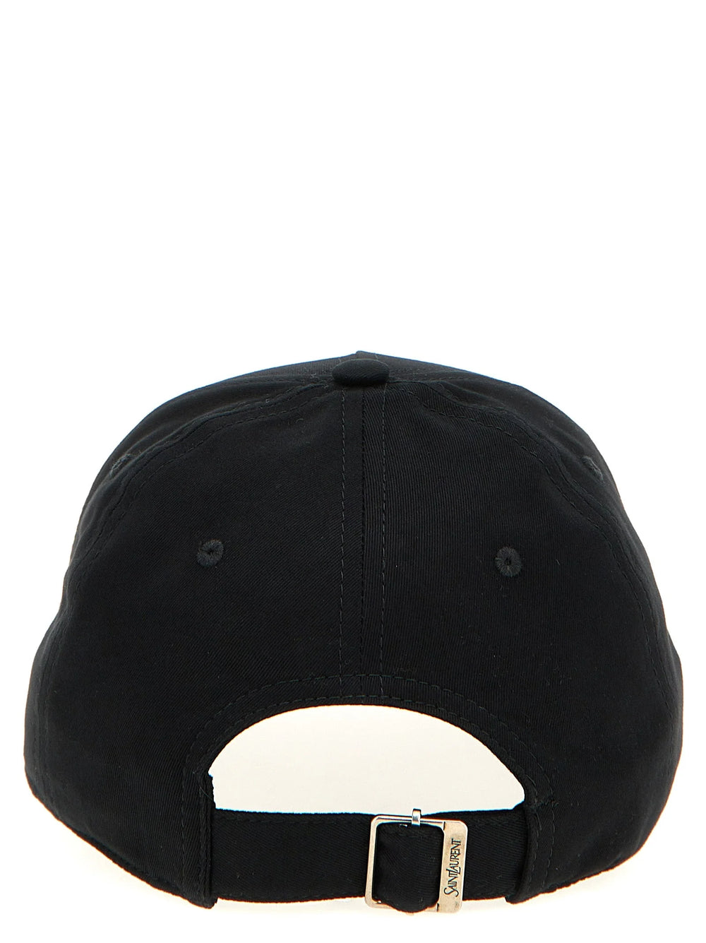 Saint Laurent Black Cotton Cap (Baseball Hat) - 57 cm|S