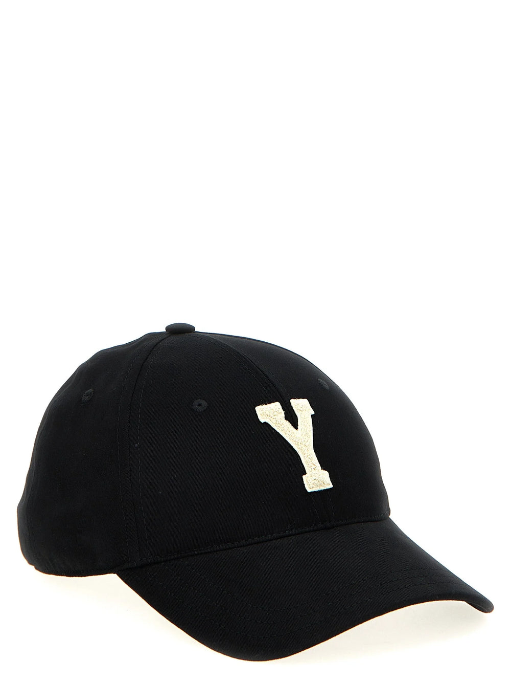 Saint Laurent Black Cotton Cap (Baseball Hat) - 57 cm|S