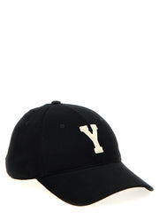 Saint Laurent Black Cotton Cap (Baseball Hat) - 57 cm|S
