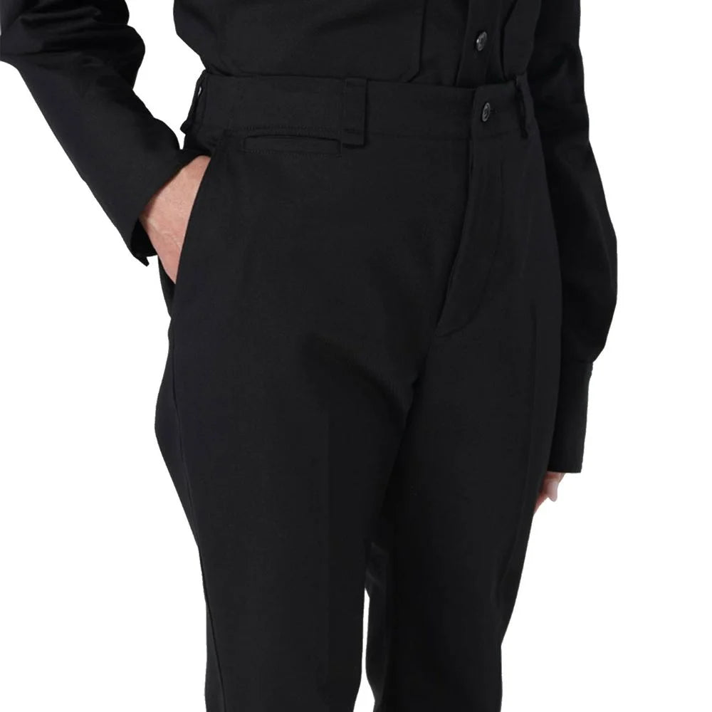 Saint Laurent Black Cotton Casual Pants - 44