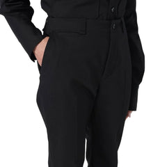 Saint Laurent Black Cotton Casual Pants - 44