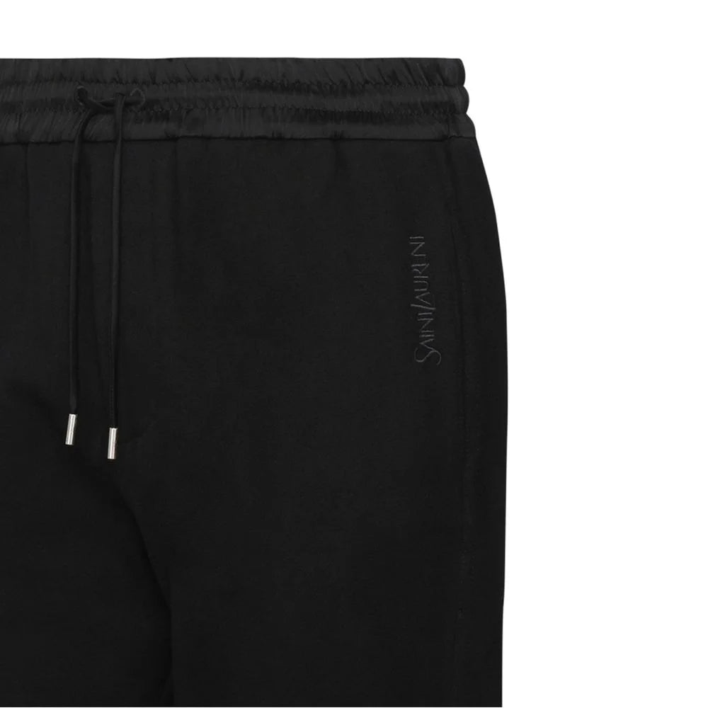 Saint Laurent Black Cotton Joggers (Workout Pants) - S
