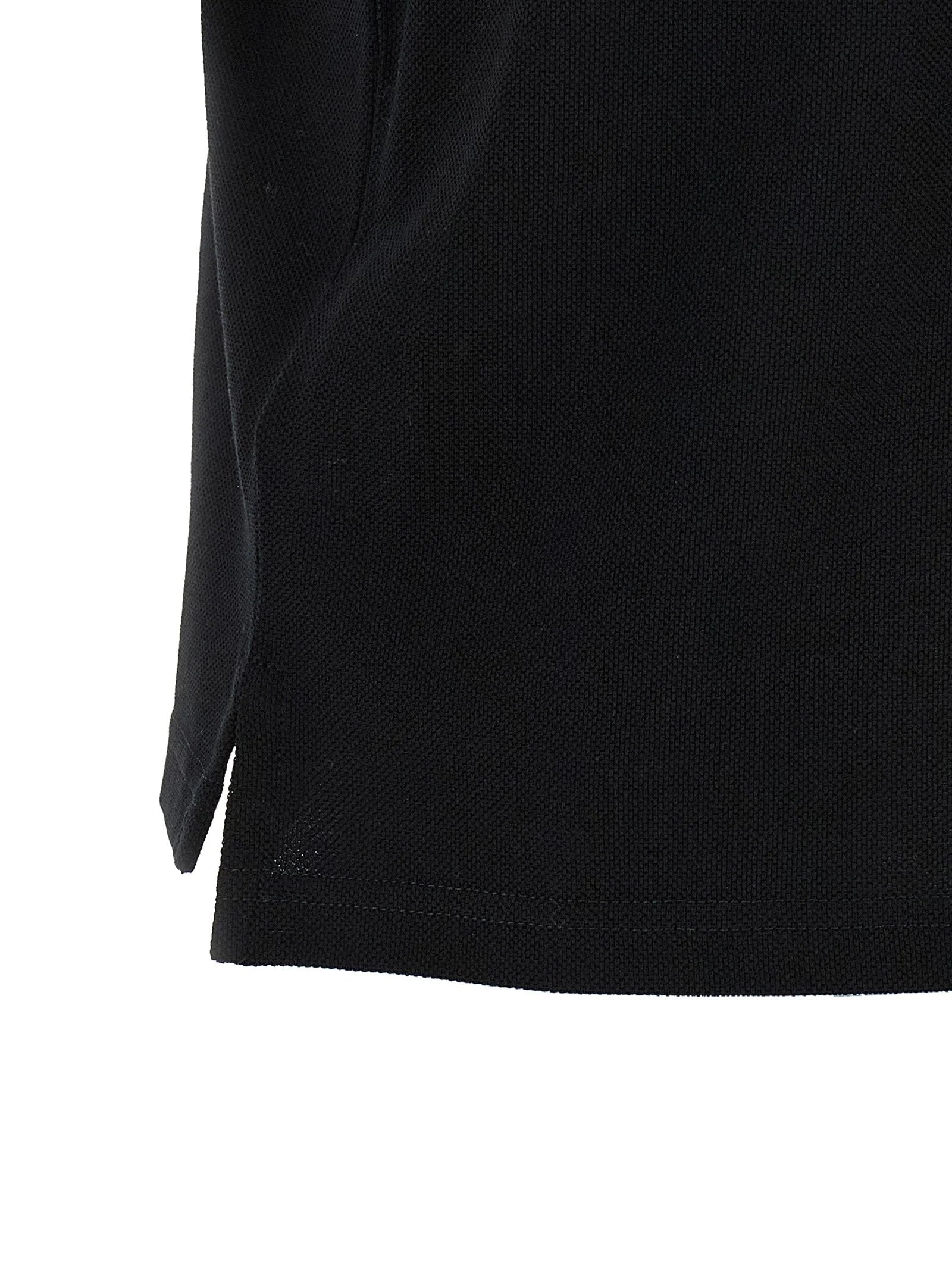Saint Laurent Black Cotton Polo Shirt - XS