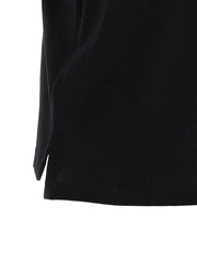 Saint Laurent Black Cotton Polo Shirt - XS