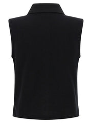 Saint Laurent Black Cotton Polo Shirt - XS