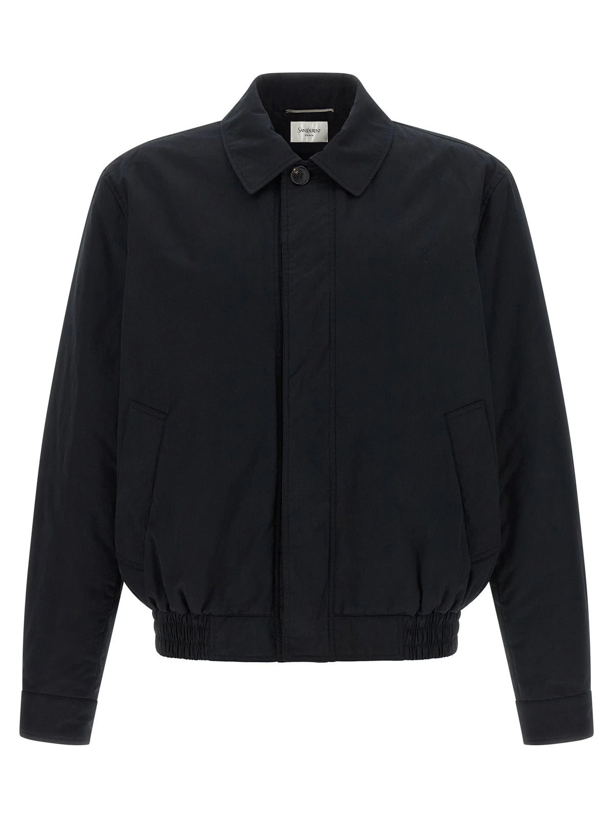 Saint Laurent Black Cotton Shell Jacket