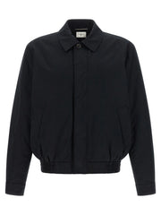 Saint Laurent Black Cotton Shell Jacket