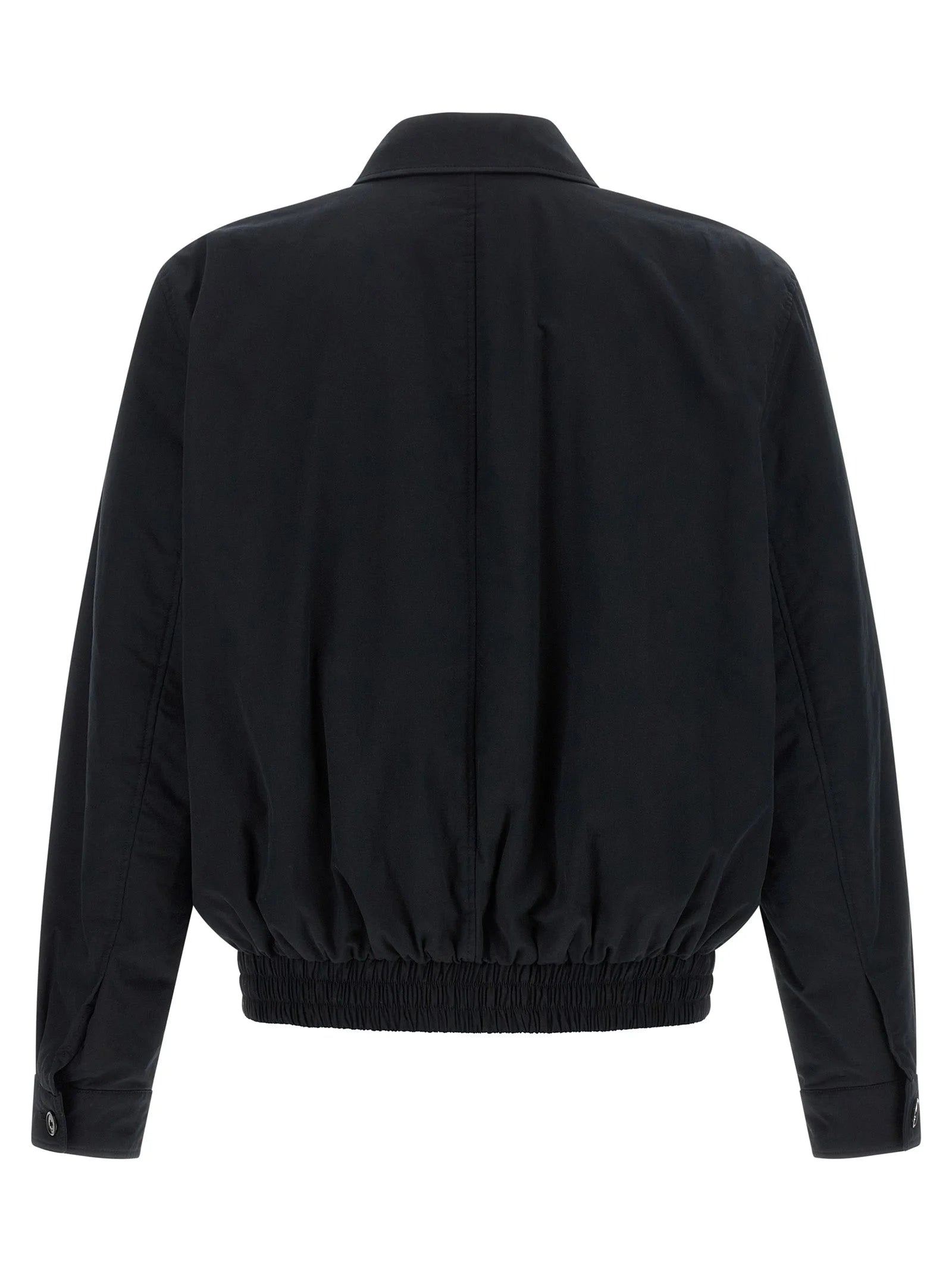 Saint Laurent Black Cotton Shell Jacket