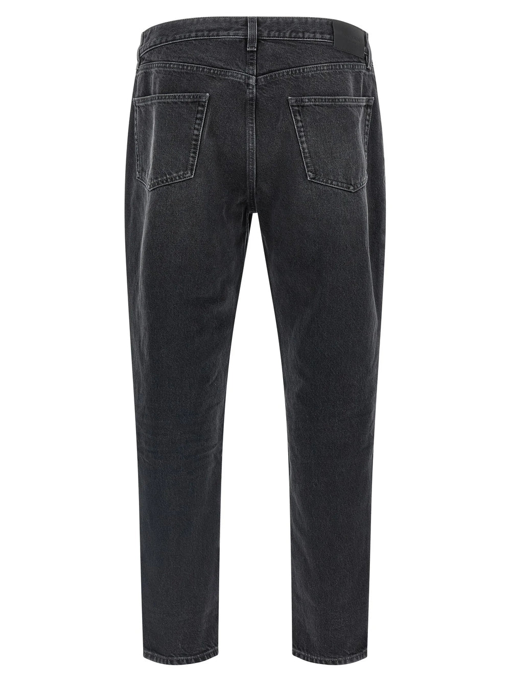 Saint Laurent Sort Bomuldsskjorte med lige ben
