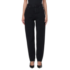 Saint Laurent Black Cotton Straight-Leg Jeans - W26