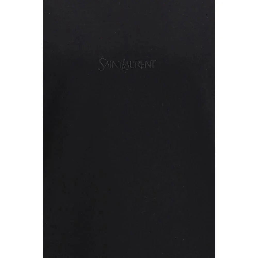 Saint Laurent Black Cotton T-Shirt