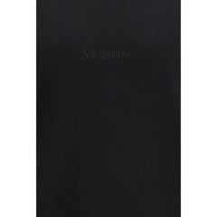 Saint Laurent Black Cotton T-Shirt