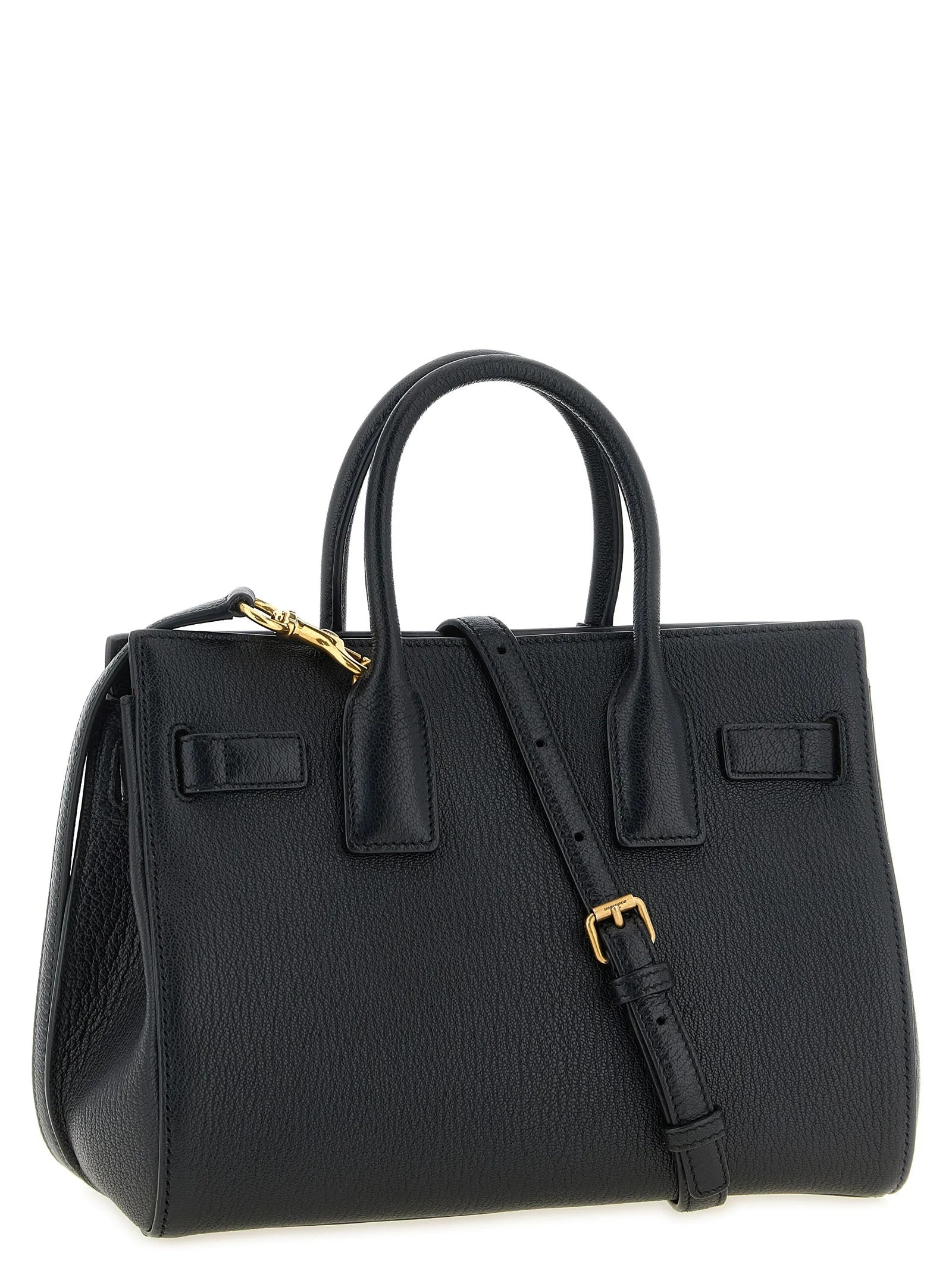 Saint Laurent Black Goatskin Handbag