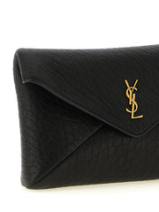 Saint Laurent Black Lamb Leather Crossbody Bag