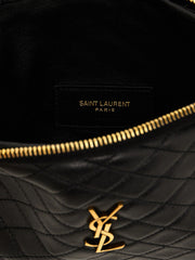 Saint Laurent Black Lamb Leather Crossbody Bag