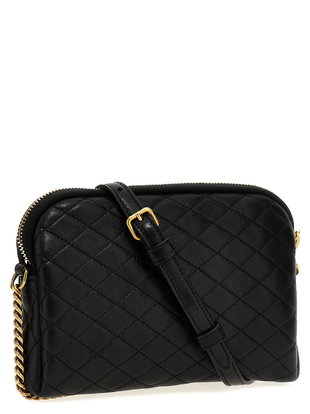 Saint Laurent Black Lamb Leather Crossbody Bag