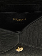 Saint Laurent Black Lamb Leather Crossbody Bag