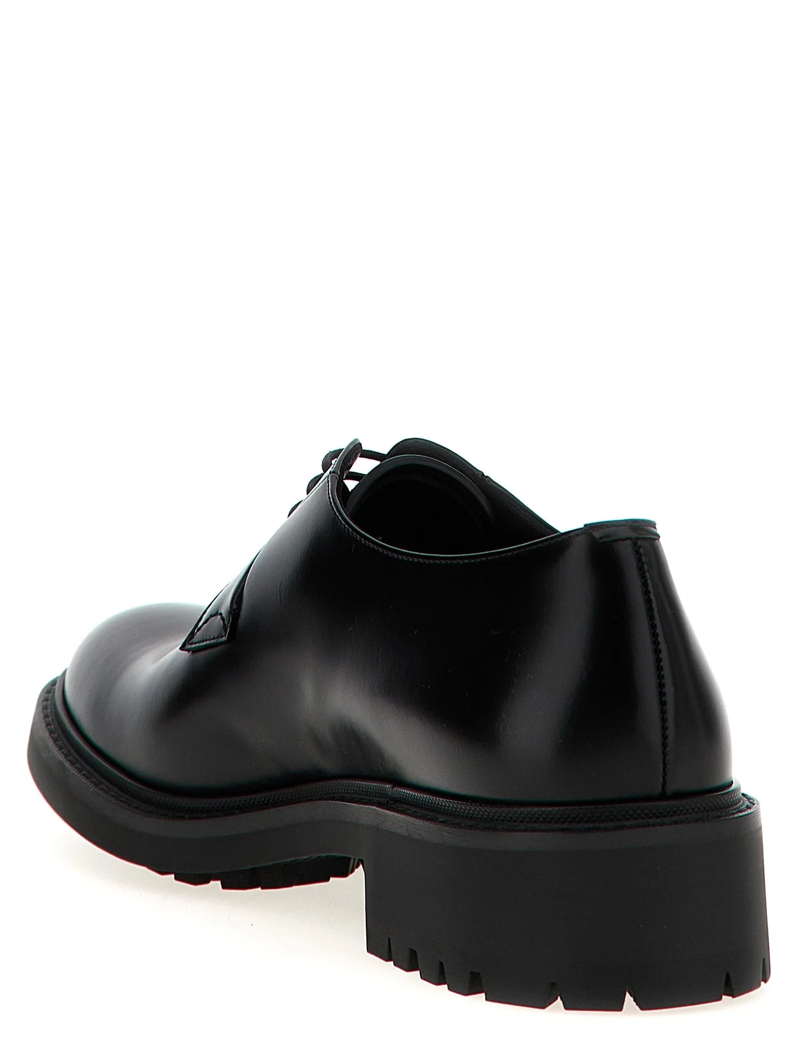 Saint Laurent Black Lamb Leather Oxfords And Derbies - EU 40 | US 7