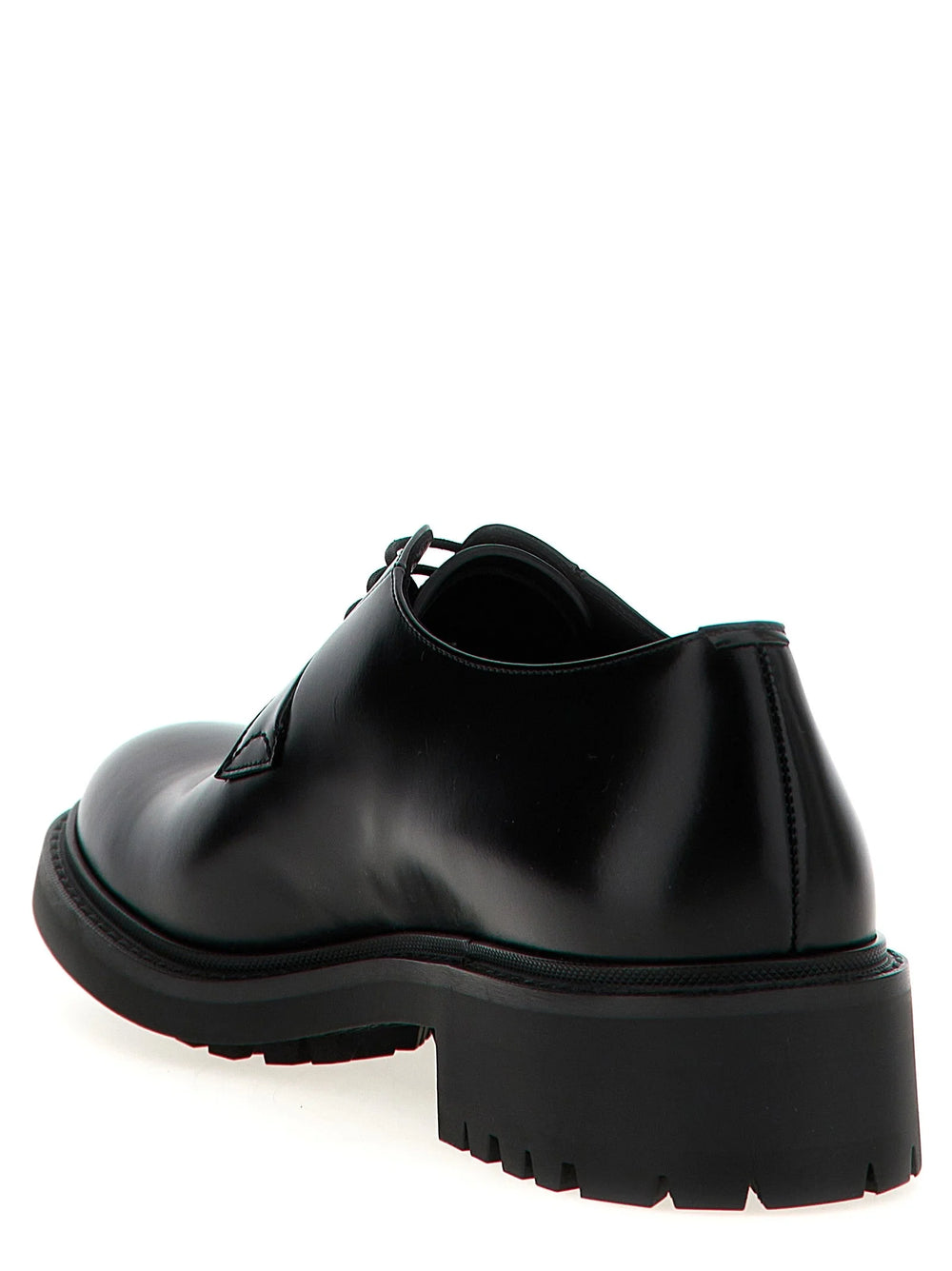 Saint Laurent Black Lamb Leather Oxfords And Derbies - EU 40 | US 7