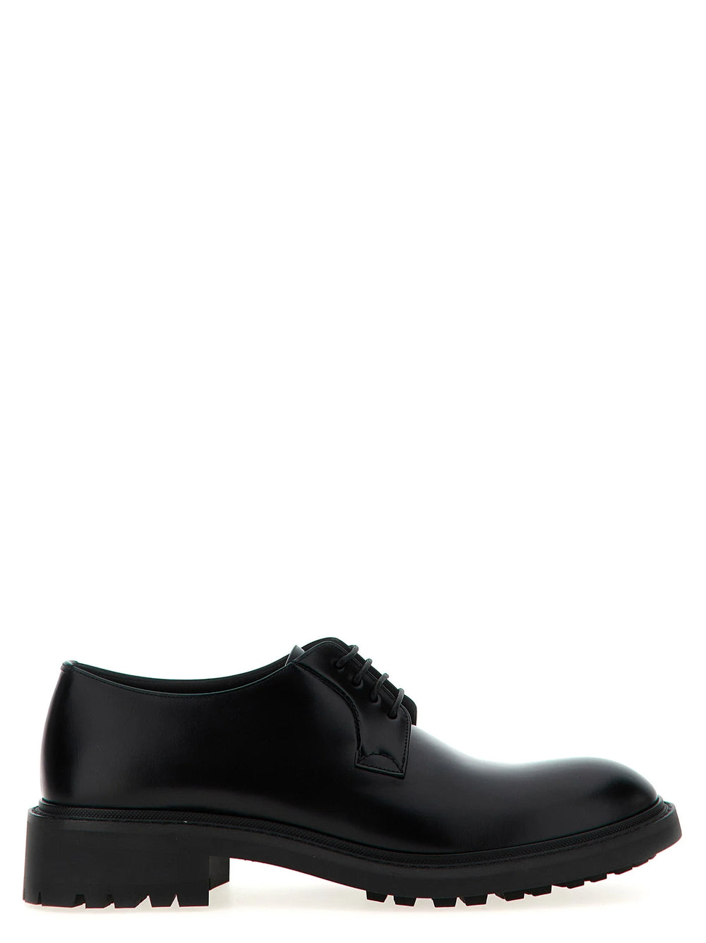 Saint Laurent Black Lamb Leather Oxfords And Derbies - EU 40 | US 7