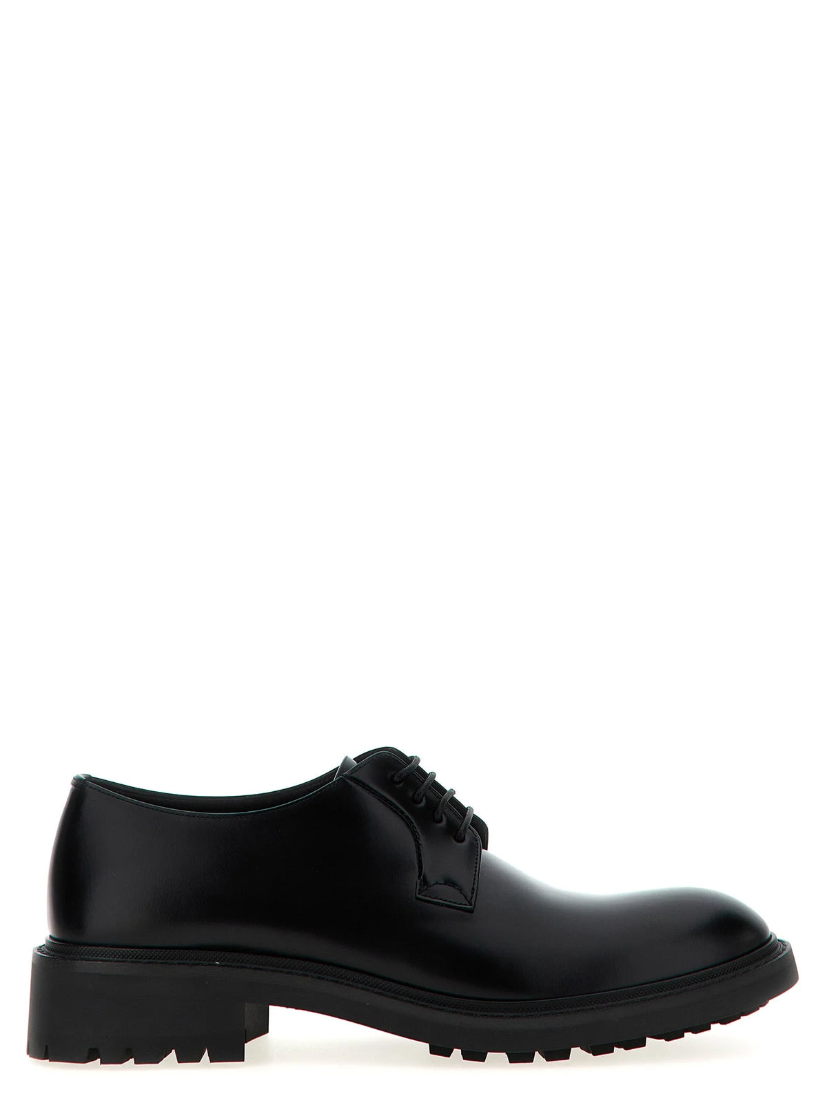 Saint Laurent Black Lamb Leather Oxfords And Derbies - EU 40 | US 7