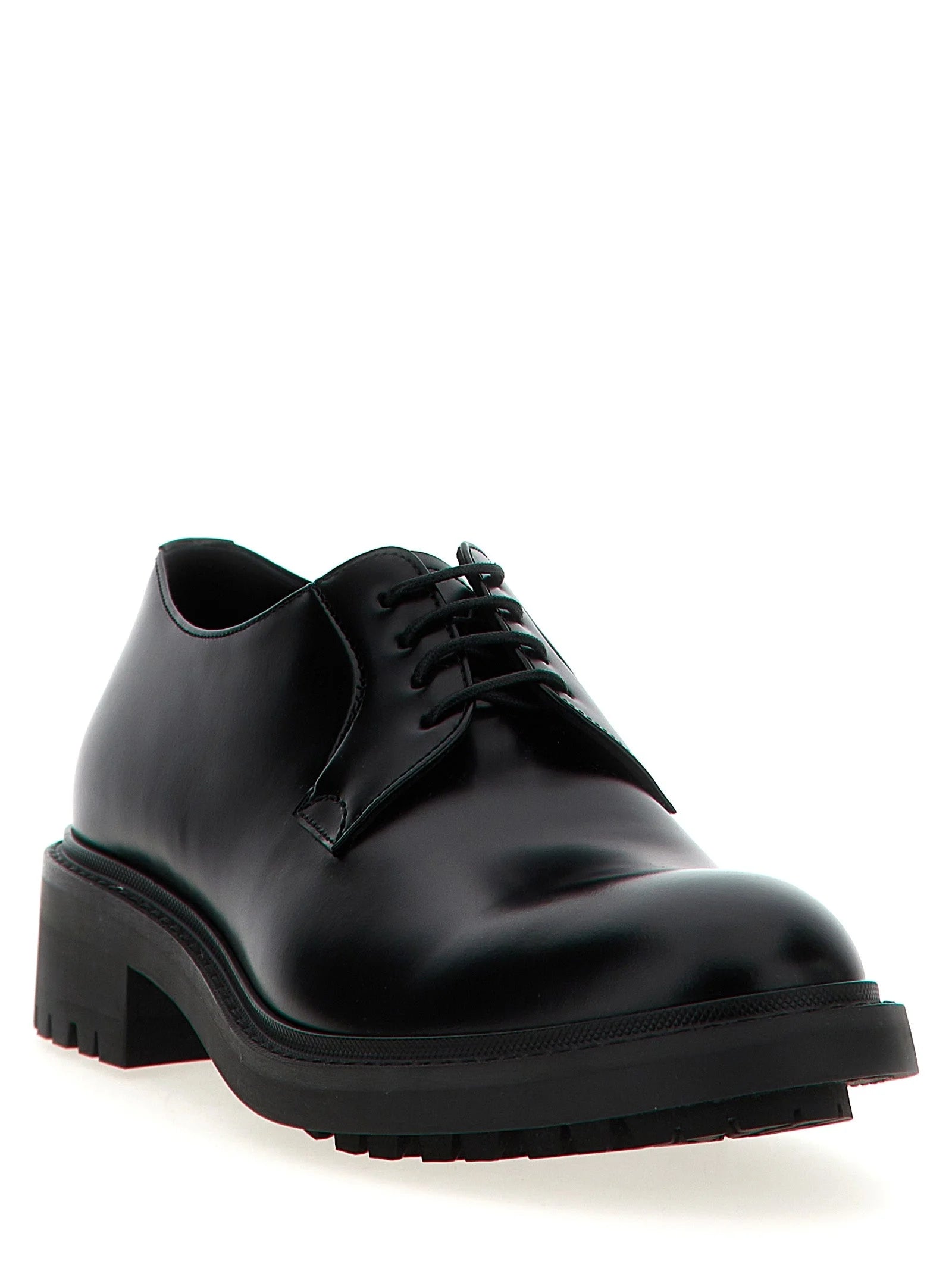 Saint Laurent Black Lamb Leather Oxfords And Derbies - EU 40 | US 7