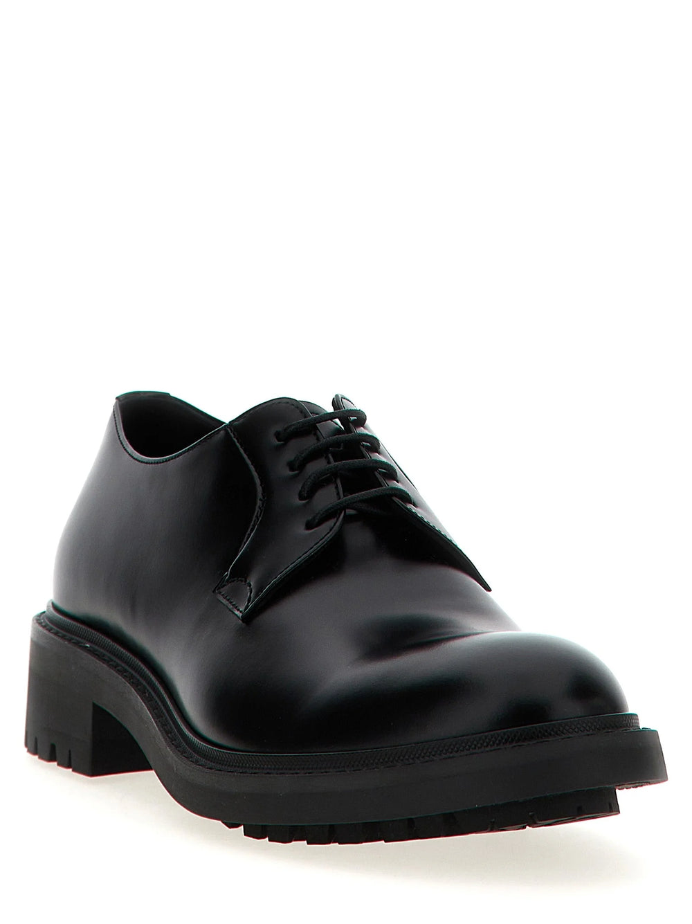 Saint Laurent Black Lamb Leather Oxfords And Derbies - EU 40 | US 7