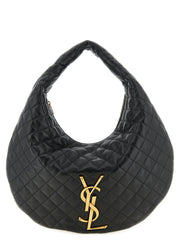 Saint Laurent Black Lamb Leather Shoulder Bag