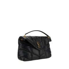 תיק כתף Saint Laurent Black Lamb Leather
