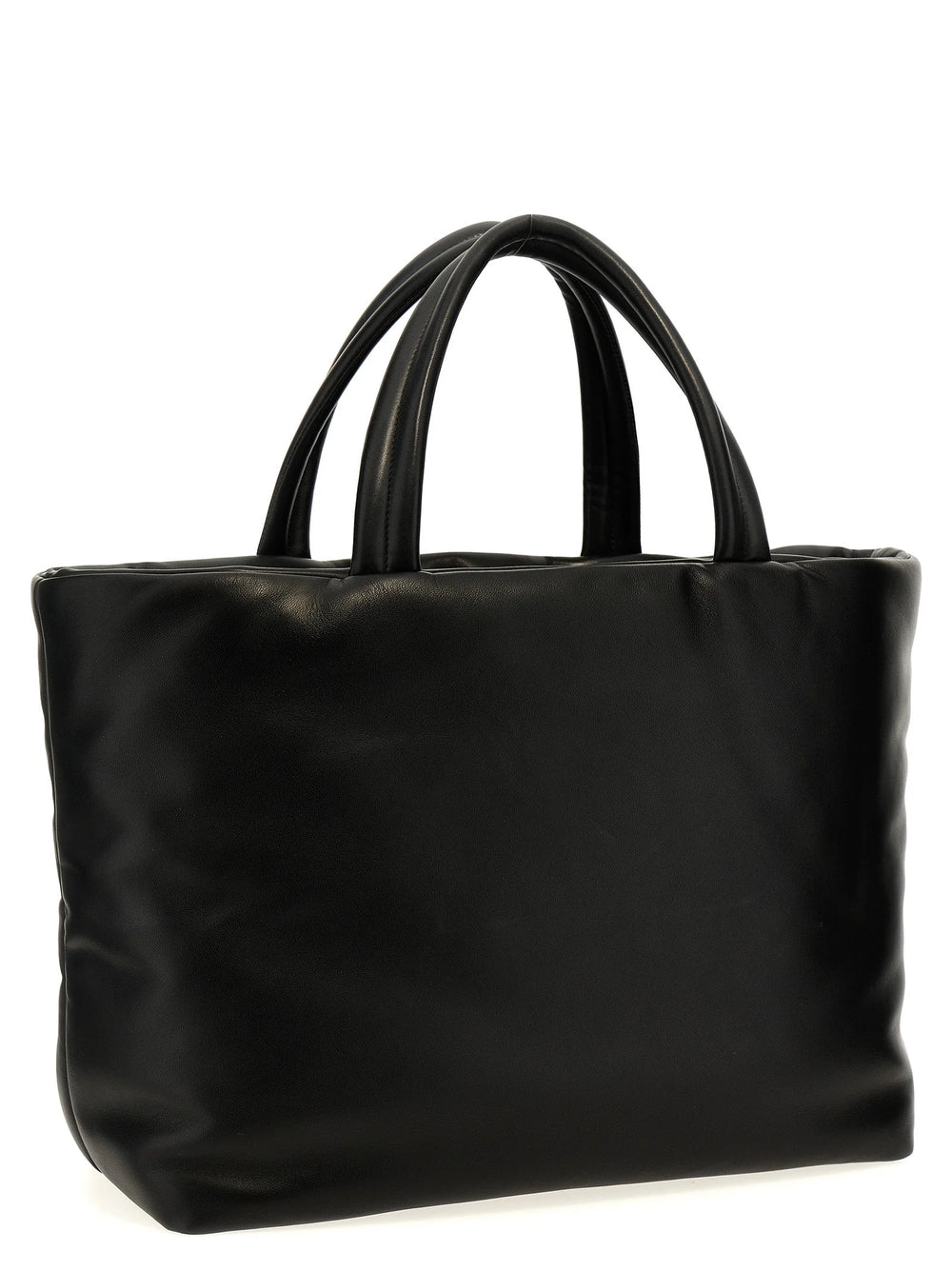 Saint Laurent Black Lamb Leather Tote Bag