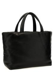Saint Laurent Black Lamb Leather Tote Bag