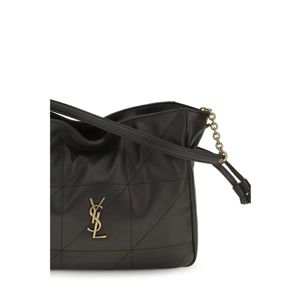 Saint Laurent Black Lamb Ovis Aries Clutch Bag