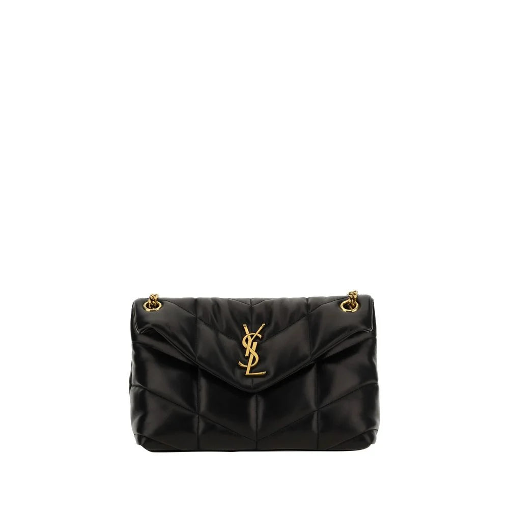 Saint Laurent Fekete Lamba Ovis Aries Válltáska