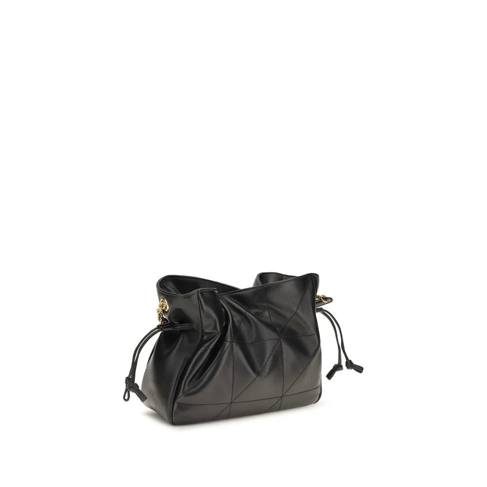 Saint Laurent Sac Bandoulière Ovis Aries Noir en Agneau