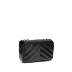 Bolso de Hombro Saint Laurent Negro de Cordero Ovis Aries